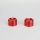 110g High glossy shiny material red facial cleanser packaging tube with luxury glossy screw cap