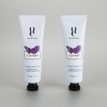 50g/1.7oz aluminum plastic laminated tube hand cream tube flower printing tube with octagonal cap