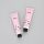 Cute 30g aluminum plastic fruit hand cream tube pink cosmetic ABL tubes with black flip top cap