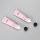 Cute 30g aluminum plastic fruit hand cream tube pink cosmetic ABL tubes with black flip top cap
