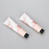 30g aluminum plastic hand cream tube cosmetic ABL flower printing tubes with black flip top cap