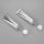 100ml aluminum plastic facial cleanser tube cosmetic silver surface tube with matt silver screw cap
