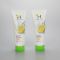 180g plastic cosmetic facial cleanser tube big tube with flip top cap