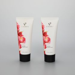 D40mm 3.4oz/100ml cosmetic hand cream tube with black screw cap