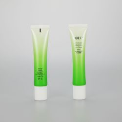 25g Oval eye cream BB CC cream plastic cosmetic tube with screw cap