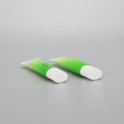 25g Oval eye cream BB CC cream plastic cosmetic tube with screw cap