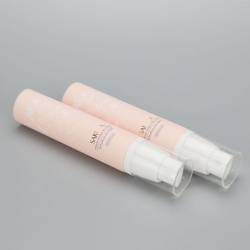 D30mm 35g BB CC sunscreen cream plastic cosmetic tube with airless pump and cover