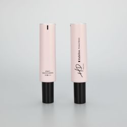 45g Cosmetic ABL Aluminum BB CC Cream Tube with cream pump and cover