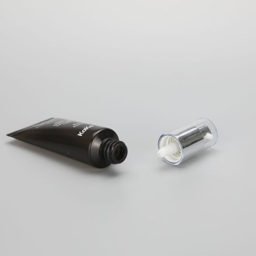 D30mm 35ml/1.1oz BB CC cream plastic cosmetic tube with golden/silver airless cream pump