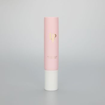 30mm 35g cosmetic BB CC cream plastic tube with new white airless cream pump