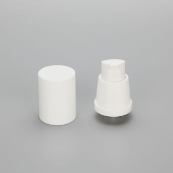 30mm 35g cosmetic BB CC cream plastic tube with new white airless cream pump