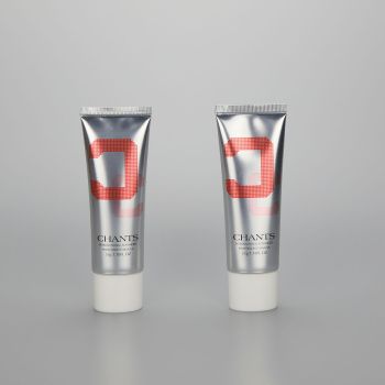 D30mm 35g Oval Shiny Color ABL Aluminum Plastic Cosmetic Tube for BB CC Cream with White Screw Cap