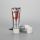 D30mm 35g Oval Shiny Color ABL Aluminum Plastic Cosmetic Tube for BB CC Cream with White Screw Cap