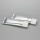 D30mm 35g Oval Shiny Color ABL Aluminum Plastic Cosmetic Tube for BB CC Cream with White Screw Cap