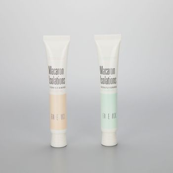 22mm PBL cosmetic plastic squeeze tube with ribbed screw cap