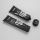 D40mm 120g matt black plastic cosmetic facial cleanser tube blackhead removing mask tube