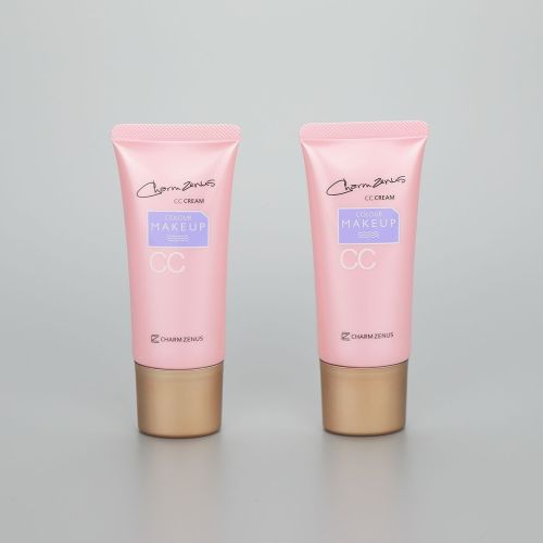 30g/ 1oz pink oval PBL plastic cosmetic BB CC cream tube with screw cap