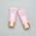 30g/ 1oz pink oval PBL plastic cosmetic BB CC cream tube with screw cap