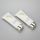 45mm Oval white 100g/3.5oz plastic sunscreen cosmetic tube with golden pumps and acrylic cap