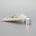 50g collapsible aluminum tubes cosmetic hand cream with silver screw cap
