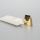 22mm 30ml cosmetic flat oval plastic tube with golden screw cap