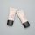 30mm super oval cosmetic plastic BB CC cream tube with black screw cap