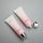 D40mm 120g gradient pink cosmetic plastic soft tube for facial cleanser with silver screw cap
