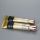 30g high gloss eye cream cosmetic plastic long nozzle empty tube with fancy rose golden screw cap