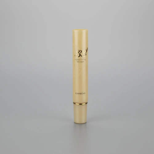 20g fancy long nozzle BB cream eye cream cosmetic plastic empty packaging tube with screw cap