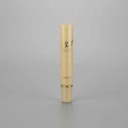 20g fancy long nozzle BB cream eye cream cosmetic plastic empty packaging tube with screw cap