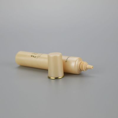 20g fancy long nozzle BB cream eye cream cosmetic plastic empty packaging tube with screw cap