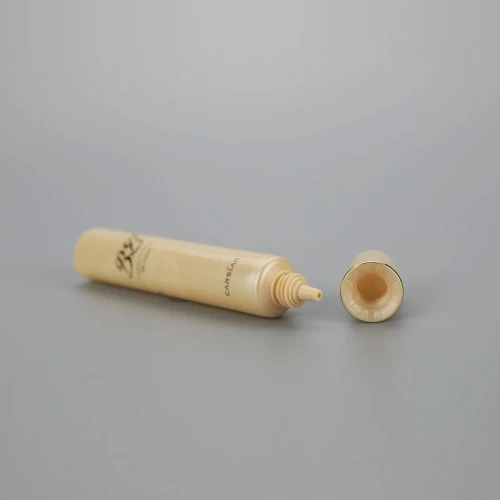 20g fancy long nozzle BB cream eye cream cosmetic plastic empty packaging tube with screw cap