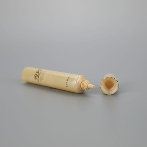 20g fancy long nozzle BB cream eye cream cosmetic plastic empty packaging tube with screw cap