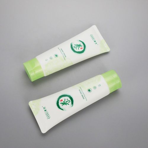 D40mm 100ml cosmetic plastic soft PE tube facial cleanser tube with flip top cap