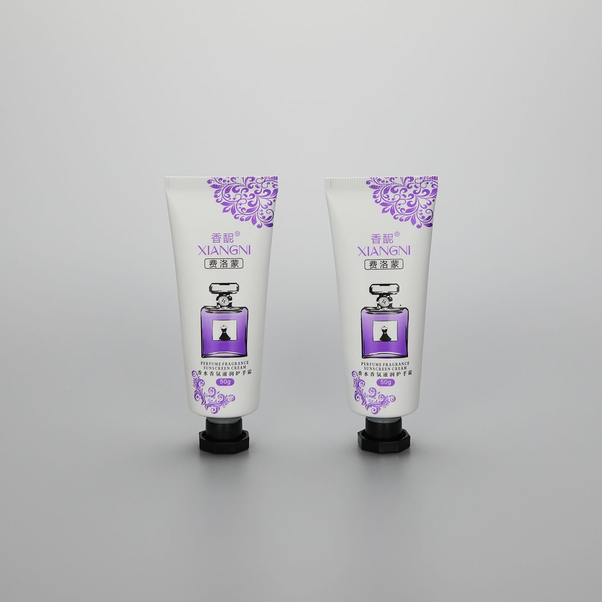 50g cosmetic cute hand cream tube aluminum packaging tube with