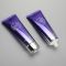 100g gradient purple aluminum plastic facial cleanser tube hand cream tube with silver screw cap
