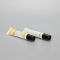 22mm 30g white eye cream long nozzle plastic cosmetic packaging tube with aluminum screw cap