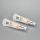 30mm 50g sunscreen cream BB CC cream eye cream cosmetic plastic empty packaging tube with silver airless pump and clear cover