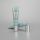 30mm 60g isolated sunscreen cream cosmetic plastic tube with airless cream pump and silver cover