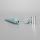 30mm 60g isolated sunscreen cream cosmetic plastic tube with airless cream pump and silver cover