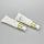 50g face moisturiser BB cream cosmetic plastic tube with gloden airless pump and clear cover