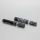 fancy 30g long nozzle face cream eye cream cosmetic plastic packaging tube with black screw cap