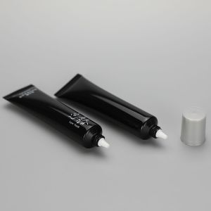 22mm 30g long nozzle enhancing lip serum cosmetic plastic soft squeeze tube with gray screw cap