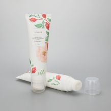 120g 4oz facial cleanser silicone brush squeeze plastic cosmetic packaging tube for foam face clean