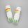 40g plastic cosmetic tube deodorant container face wash tube with silicone brush and a clear cover