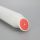 35g facial cleanser plastic cosmetic round tube with silicone brush and white color screw cover cap