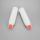 35g facial cleanser plastic cosmetic round tube with silicone brush and white color screw cover cap