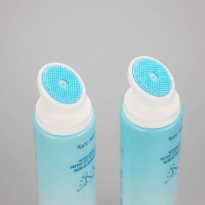 38mm 100g cosmetic plastic silicone brush squeeze tube for facial clean