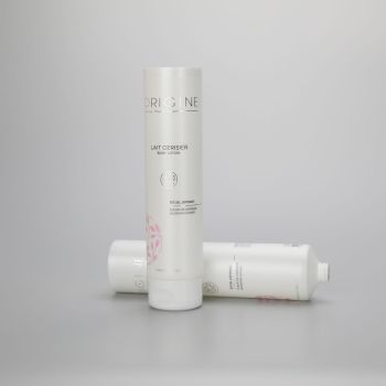 40mm 125g BB CC cream body lotion empty plastic cosmetic packaging tube with flip top cap