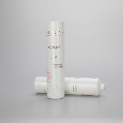 40mm 125g BB CC cream body lotion empty plastic cosmetic packaging tube with flip top cap